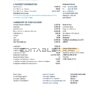 Uzbekistan Aloqabank Bank statement easy to fill template in .xls and .pdf file format