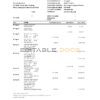 Vietnam HSBC bank statement easy to fill template in .xls and .pdf file format