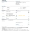 USA American Express invoice template in Word and PDF format, fully editable