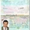 Authentic Afghanistan PSD Passport Template