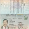 Authentic Angola PSD Passport Template