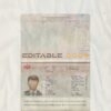 Authentic Austria PSD Passport Template