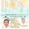 Authentic Bahamas PSD Passport Template