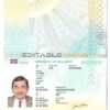 Authentic Belarus PSD Passport Template (2020 – present)