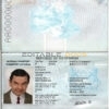 Authentic Botswana PSD Passport Template