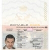 Authentic Bulgaria PSD Passport Template