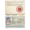 Authentic China PSD Passport Template (2007-2009)