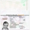 Authentic Colombia PSD Passport Template (2015-2018)