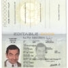 Authentic Eritrea PSD Passport Template