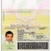 Authentic Ethiopia PSD Passport Template