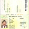 Authentic GUINEA PSD Passport Template (2014-2018)