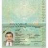 Authentic Kazakhstan PSD Passport Template (2009 – present)