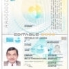 Authentic Liberia PSD Passport Template