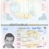 Authentic Libya PSD Passport Template