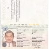 Authentic Malawi PSD Passport Template
