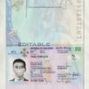 Authentic Maldives PSD Passport Template