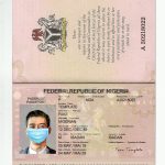 Authentic Nigeria PSD Passport Template (2007-2019)
