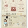 Authentic Oman PSD Passport Template (2014 – present)