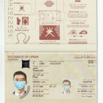 Authentic Oman PSD Passport Template (2014 – present)
