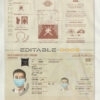 Authentic Oman PSD Passport Template (2014 – present)