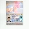 Authentic Taiwan PSD Passport Template