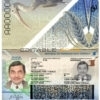 Authentic Trinidad and Tobago PSD Passport Template