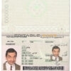 Authentic Tunisia PSD Passport Template