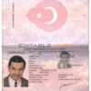 Authentic Turkey PSD Passport Template (2010-2018)