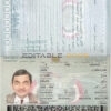 Authentic Yemen PSD Passport Template