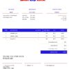 USA Baidu invoice template in Word and PDF format, fully editable