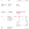 USA Budweiser invoice template in Word and PDF format, fully editable