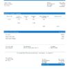 USA Chase invoice template in Word and PDF format, fully editable