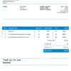 USA China Construction Bank invoice template in Word and PDF format, fully editable