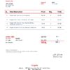 USA Colgate invoice template in Word and PDF format, fully editable