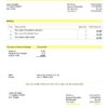 USA Commonwealth invoice template in Word and PDF format, fully editable