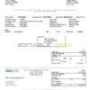 USA Dell Technologies invoice template in Word and PDF format, fully editable