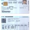 Fake India Union Driver License Template | PSD Layer-Based