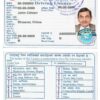 Fake Nepal Driver License Template | PSD Layer-Based