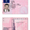 Fake Spain Driver License Template | PSD Layer-Based