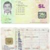 Fake Sri Lanka Driver License Template | PSD Layer-Based