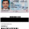 Fake USA Alabama Driver License Template | PSD Layer-Based