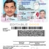Fake USA Illinois Driver License Template | PSD Layer-Based
