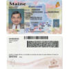 Fake USA Maine state Driver License Template (2019 – present) | PSD Layer-Based