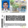 Fake USA North Dakota Driver License Template (2020 – present) | PSD Layer-Based