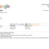 USA Google invoice template in Word and PDF format, fully editable