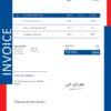 USA HDFC invoice template in Word and PDF format, fully editable