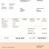 USA Hermes invoice template in Word and PDF format, fully editable