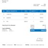 USA Intuit invoice template in Word and PDF format, fully editable