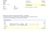 Ireland Microsoft Ireland Operations Limited invoice Word and PDF template, 2 pages