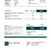 USA KE Group invoice template in Word and PDF format, fully editable
